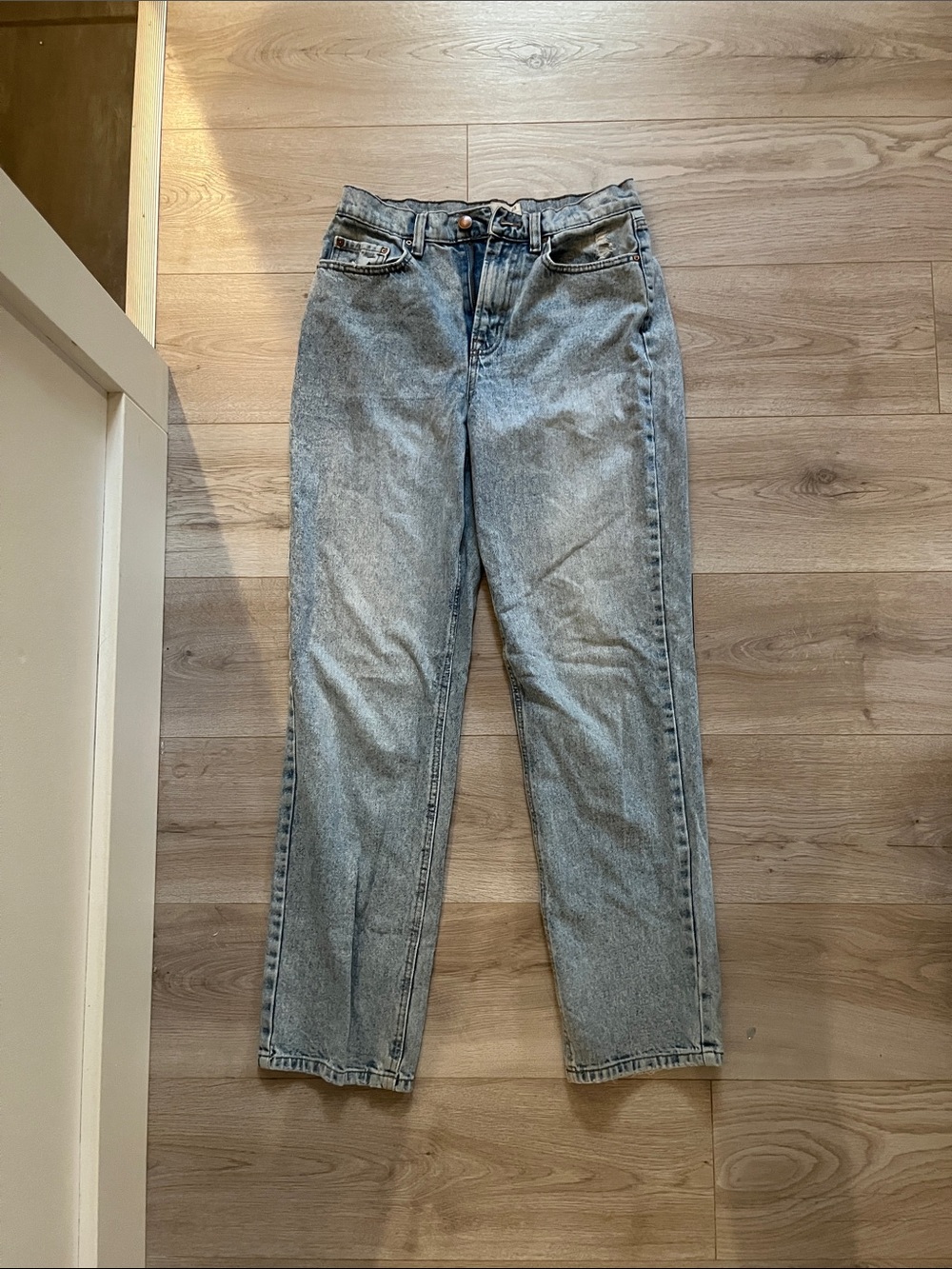 Ardene High-Rise Light Blue Mom Jeans